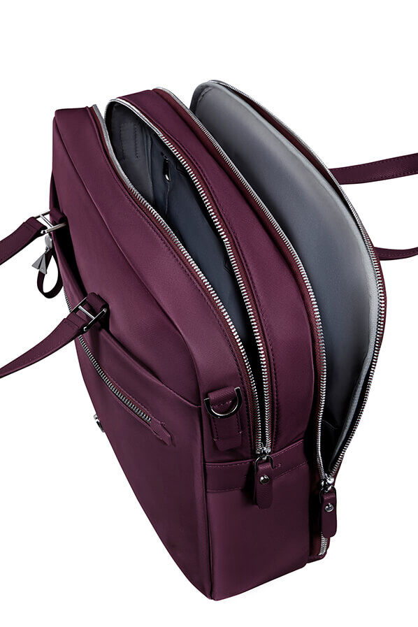 Samsonite Karissa Evo Bailhandle 15.6' 2 Comp  Burgundy Samsonite Karissa Evo Bailhandle 15.6' 2 Comp  Burgundy