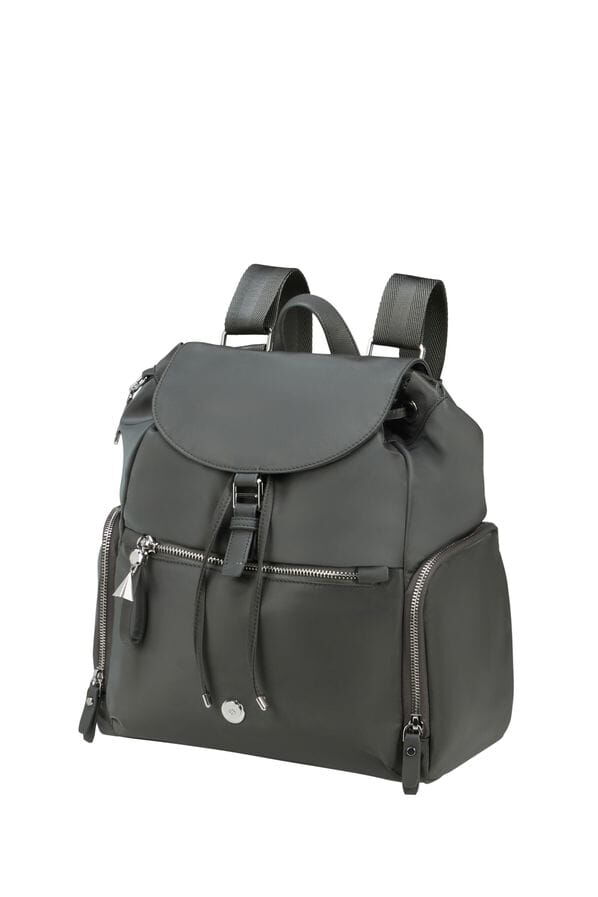 Samsonite Karissa Evo Backpack 3 Pkt 1 Buckle  Gunmetal Green Samsonite Karissa Evo Backpack 3 Pkt 1 Buckle  Gunmetal Green