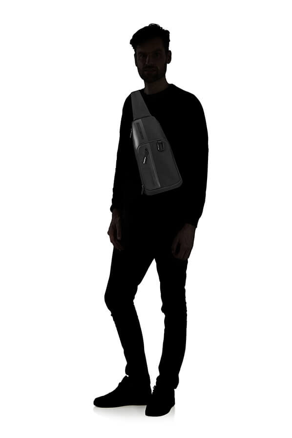 Samsonite Biz2go Slingbag M  Schwarz