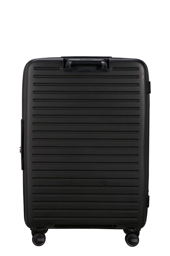 Samsonite Restackd Spinner Expandable 75cm  Black Samsonite Restackd Spinner Expandable 75cm  Black