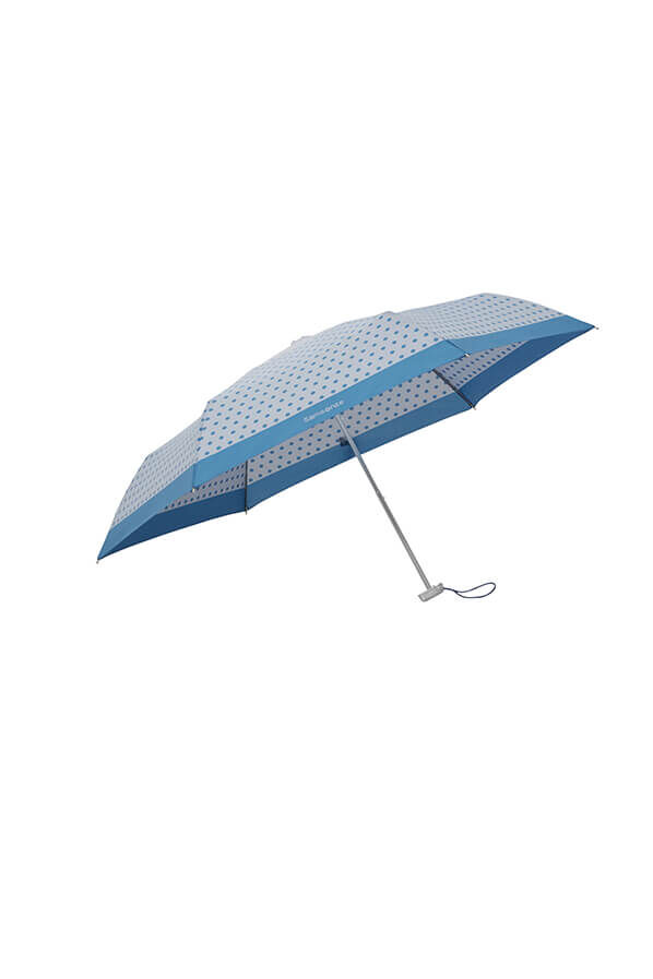 Samsonite Alu Drop S 3 Sect. Manual Flat  Blue Dots Samsonite Alu Drop S 3 Sect. Manual Flat  Blue Dots