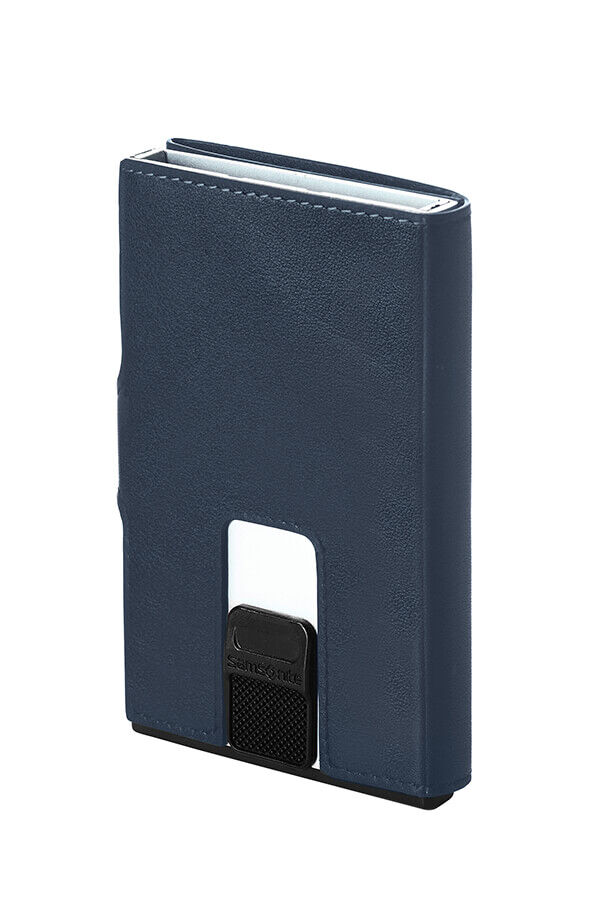 Samsonite Alu Fit 202 - Slide-up Wallet  Blau