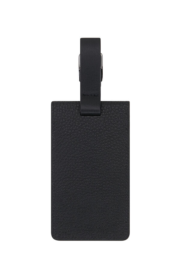 Samsonite Ta Revolution Leather Luggage Tag  Black