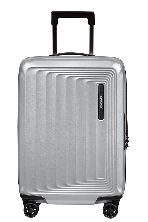 Samsonite Nuon Spinner Expandable 55cm  Matt Silver