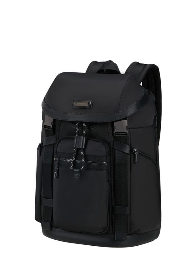 Samsonite Relyon Backpack M 15.6'' with flap  Schwarz