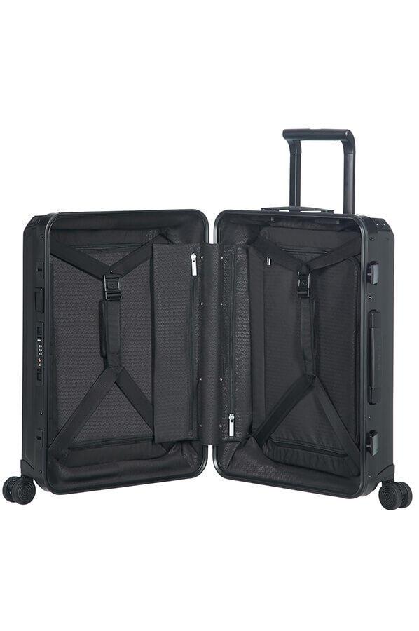Samsonite Lite-Box Alu Spinner 55cm  Schwarz