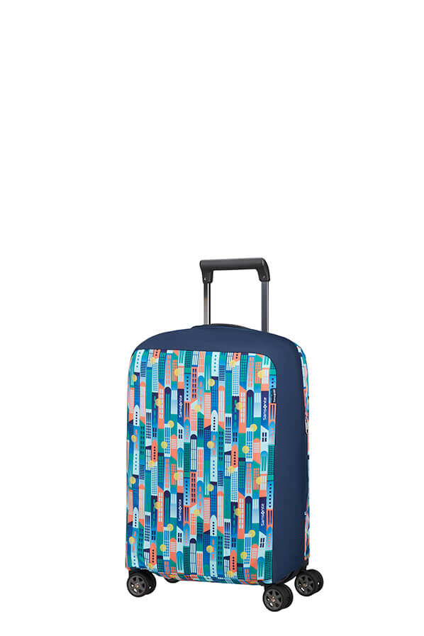Samsonite Ta Revolution Foldable Luggage Cover S  City Print