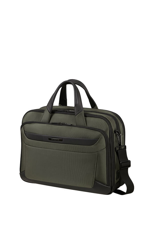 Samsonite Pro-Dlx 6 Bailhandle Expandable 15.6'  Gr&uuml;n