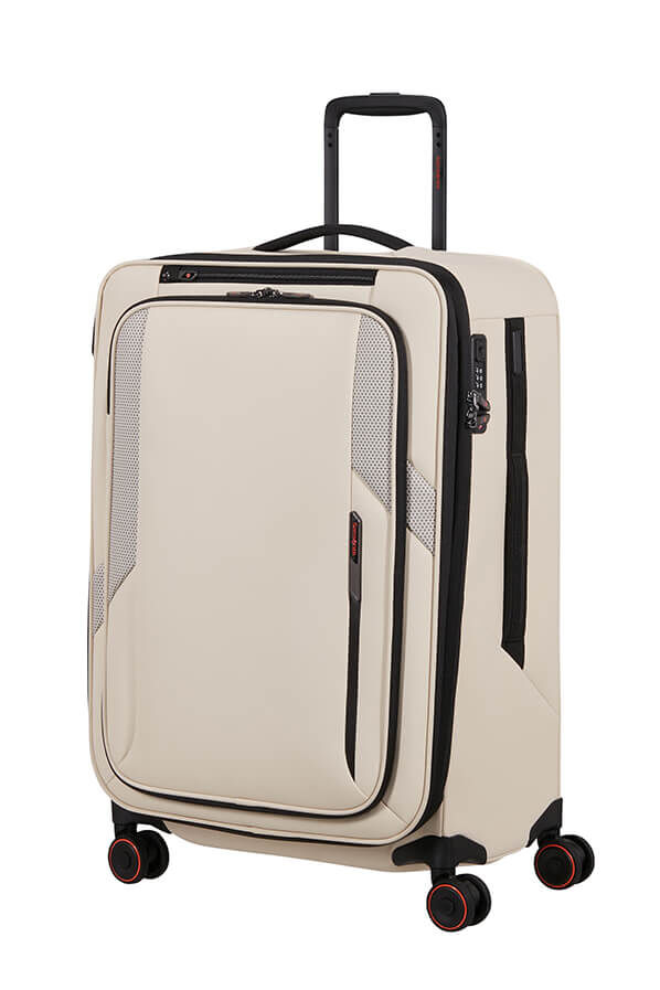 Samsonite Glazed Spinner Expandable 67cm  Sandstone