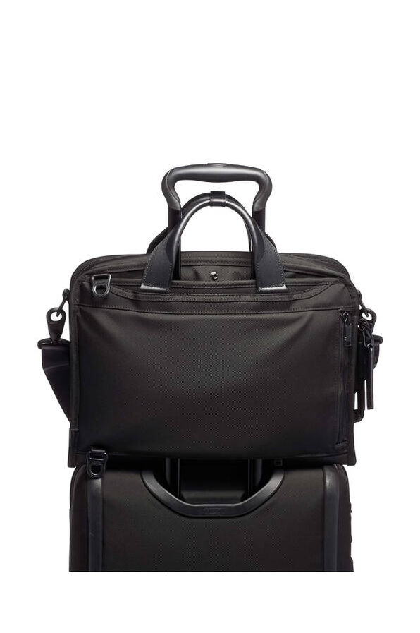 TUMI Alpha 3 SLIM THREE WAY BRIEF Black TUMI Alpha 3 SLIM THREE WAY BRIEF Black