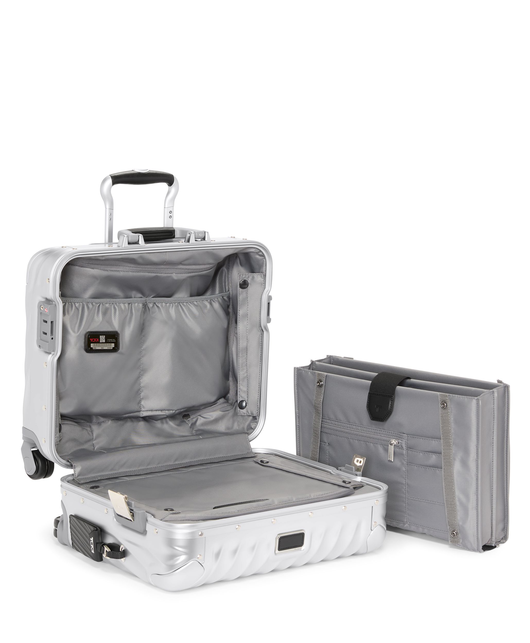 19 Degree Aluminium Trolley mit Rollen cm Rolling Luggage