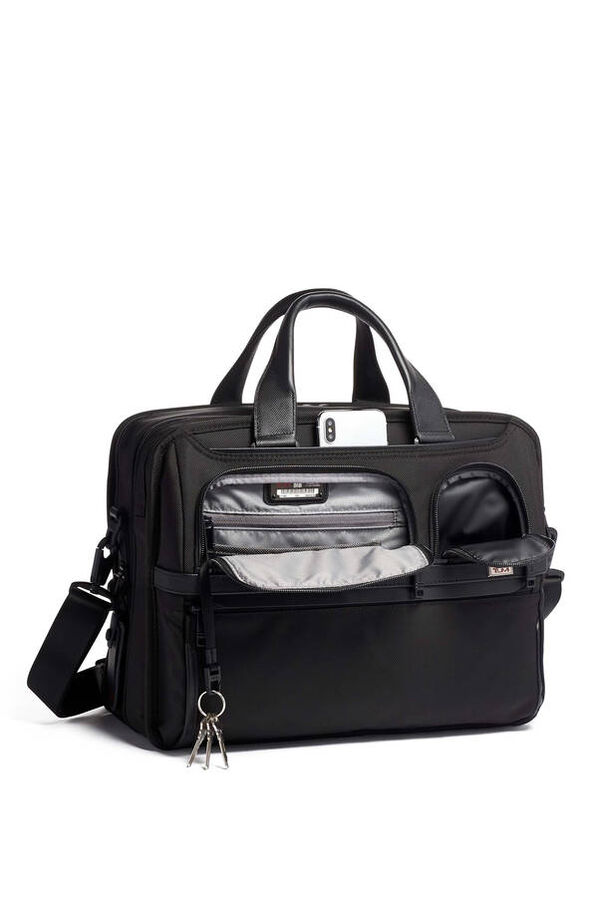 TUMI Alpha 3 EXP ORG LAPTOP BRIEF Black TUMI Alpha 3 EXP ORG LAPTOP BRIEF Black