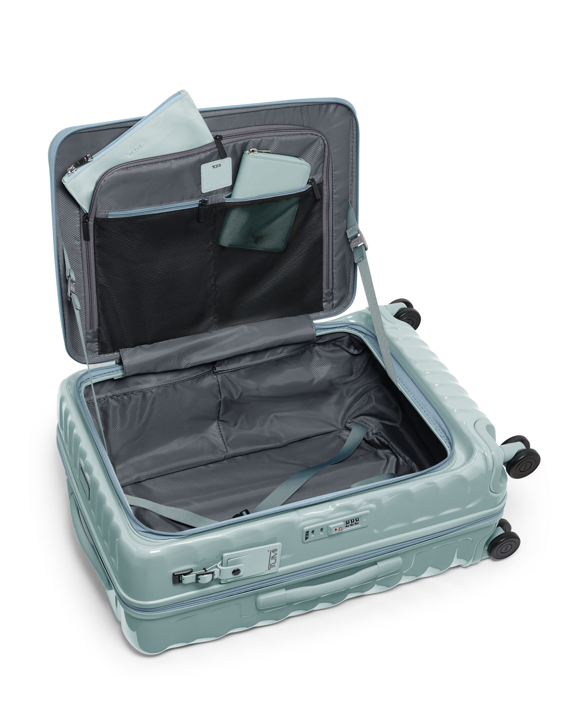 19 Degree Front Access Trolley mit 4 Rollen Erweiterbar 66 cm
