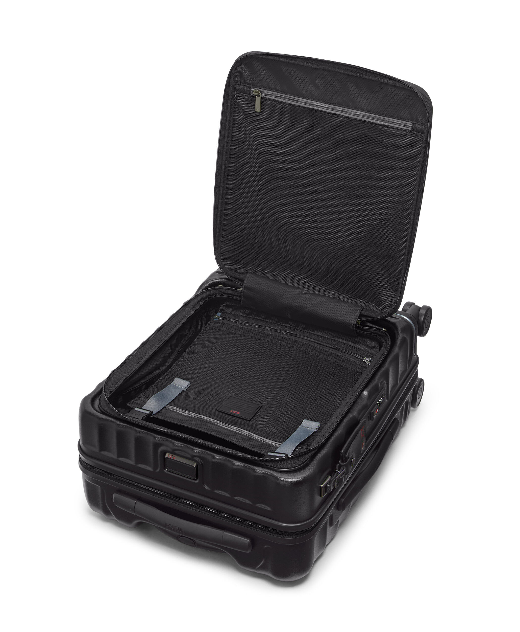 19 Degree Front Access Trolley mit 4 Rollen Erweiterbar 55cm