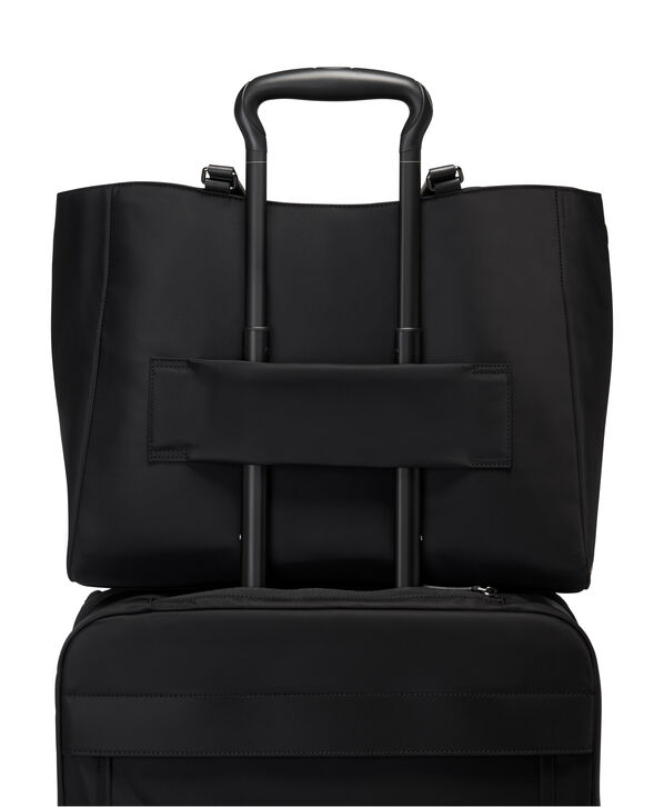 TUMI Voyageur VALETTA LARGE TOTE  Black/Gunmetal TUMI Voyageur VALETTA LARGE TOTE  Black/Gunmetal