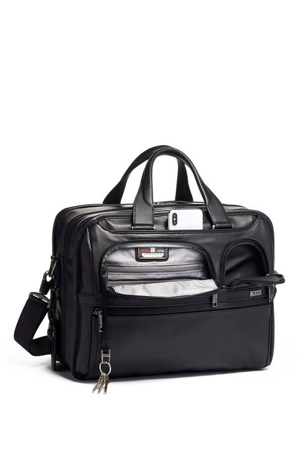 TUMI Alpha 3 EXP ORG LAPTOP BRIEF Black TUMI Alpha 3 EXP ORG LAPTOP BRIEF Black