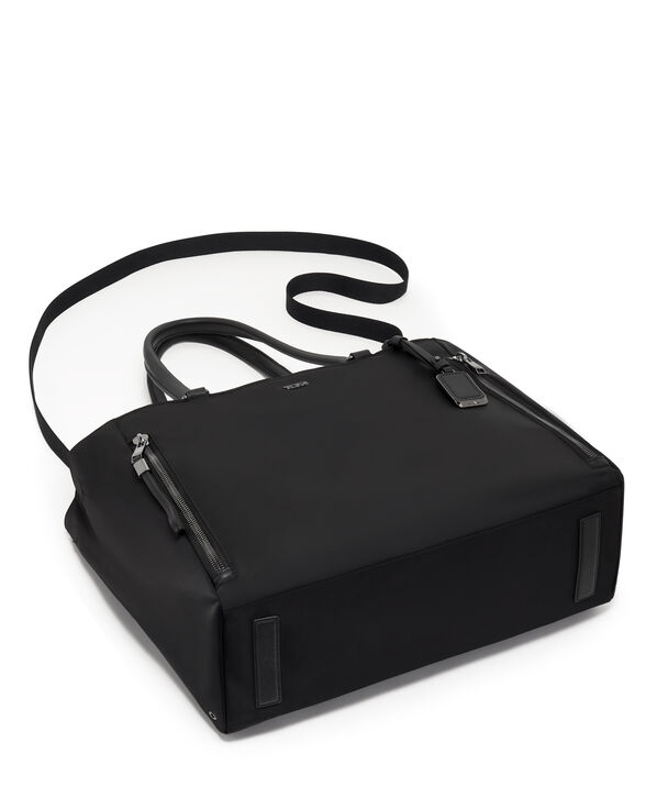 TUMI Voyageur VALETTA LARGE TOTE  Black/Gunmetal TUMI Voyageur VALETTA LARGE TOTE  Black/Gunmetal