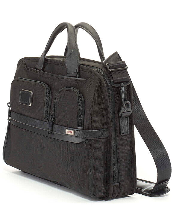TUMI Alpha 3 TUMI SLIM BRIEF  Black