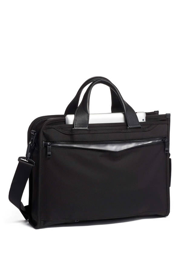 TUMI Alpha 3 SLIM DELUXE PORTFOLIO Black